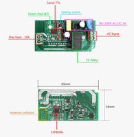 Itead Sonoff — interrupteur intelligent basic, 10A/2200W, domotique, Wifi, minuterie sans fil, contrôle de lumière