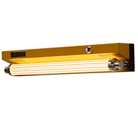 Lampe murale LED longue et rétro de style industriel du milieu du siècle, sans fil, pour chambre à coucher, chevet, couloir, escalier, décoration lumineuse