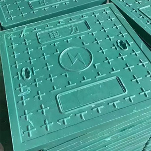 Welded Cut Composite BMC/SMC FRP/GRP Ductile Iron <strong>Manhole</strong> <strong>Cover</strong> EN124 Standard CE/ISO9001 Certified 600*600 Model for Sewer - Product Image 5
