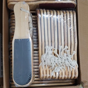 ตะไบขัดเท้าสองด้านแบบไม้ ทนทาน ใช้สำหรับขัดส้นเท้า ขจัดหนังด้าน - Product Image 4