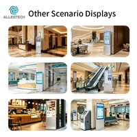 Écran intelligent sans fil ALLESTECH 4K UHD portable, écran tactile interactif Android, téléviseur sur roulettes pour la maison et le bureau
