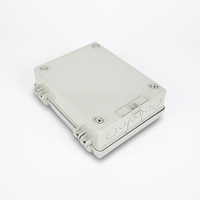 Kotak Distribusi Serat Optik PLC Splitter 16/24 Core SC, Penyambung Vertikal, Tahan Air untuk Luar Ruangan, Bahan ABS, Kotak FTTH ODN
