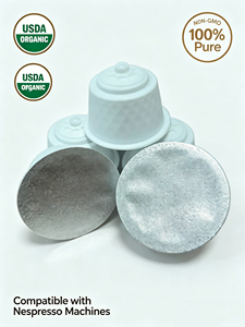 Capsules de thé vert biologique premium compatibles avec les machines Nespresso, 100% pur, non-OGM, certifié USDA - Product Image 2