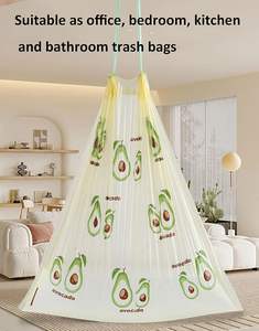 Huamaohengchun - Bolsas de Basura con Cordón de 75 Unidades, 4 Galones, 1.1 Mil de Grosor, LDPE, para Baño, Cocina, Dormitorio, Oficina, Inodoro, Hogar - Product Image 4