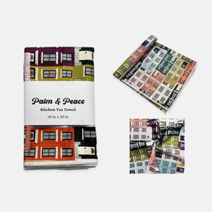 Serviettes de cuisine personnalisées avec impression numérique et logo, idéales pour une utilisation promotionnelle, séchage rapide - Product Image 2