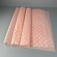 Papier d'emballage en pâte de bambou personnalisé, sérigraphié haute qualité, simple face, imperméable, recyclable, enduit de résine vierge, écologique