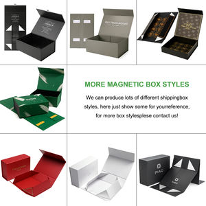 Caja Magnética Rígida Reciclable de Tamaño Personalizado con Logotipo, Caja de Regalo Magnética Plegable de Lujo con Tapa Magnética - Product Image 3