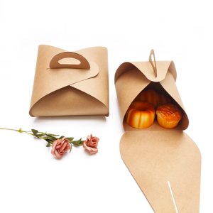 Tùy Chỉnh Có Thể Gập Lại Thực Phẩm Cookie Hộp Bao Bì Bánh Bánh Nhỏ Kẹo Thực Phẩm Giấy Bao Bì Hộp Cup Với Xử Lý - Product Image 3