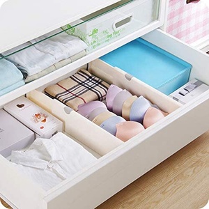 Organiseur de tiroirs réglables pour la <span class=keywords><strong>cuisine</strong></span>, séparateurs en plastique pour la chambre à coucher, la salle de bain, le placard, le bureau de bébé - Product Image 3