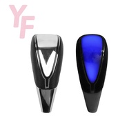 Poignée de levier de vitesses de voiture avec lumière LED activée par le toucher, accessoires de voiture JDM, poignée de levier de vitesses à couleur changeante, universelle