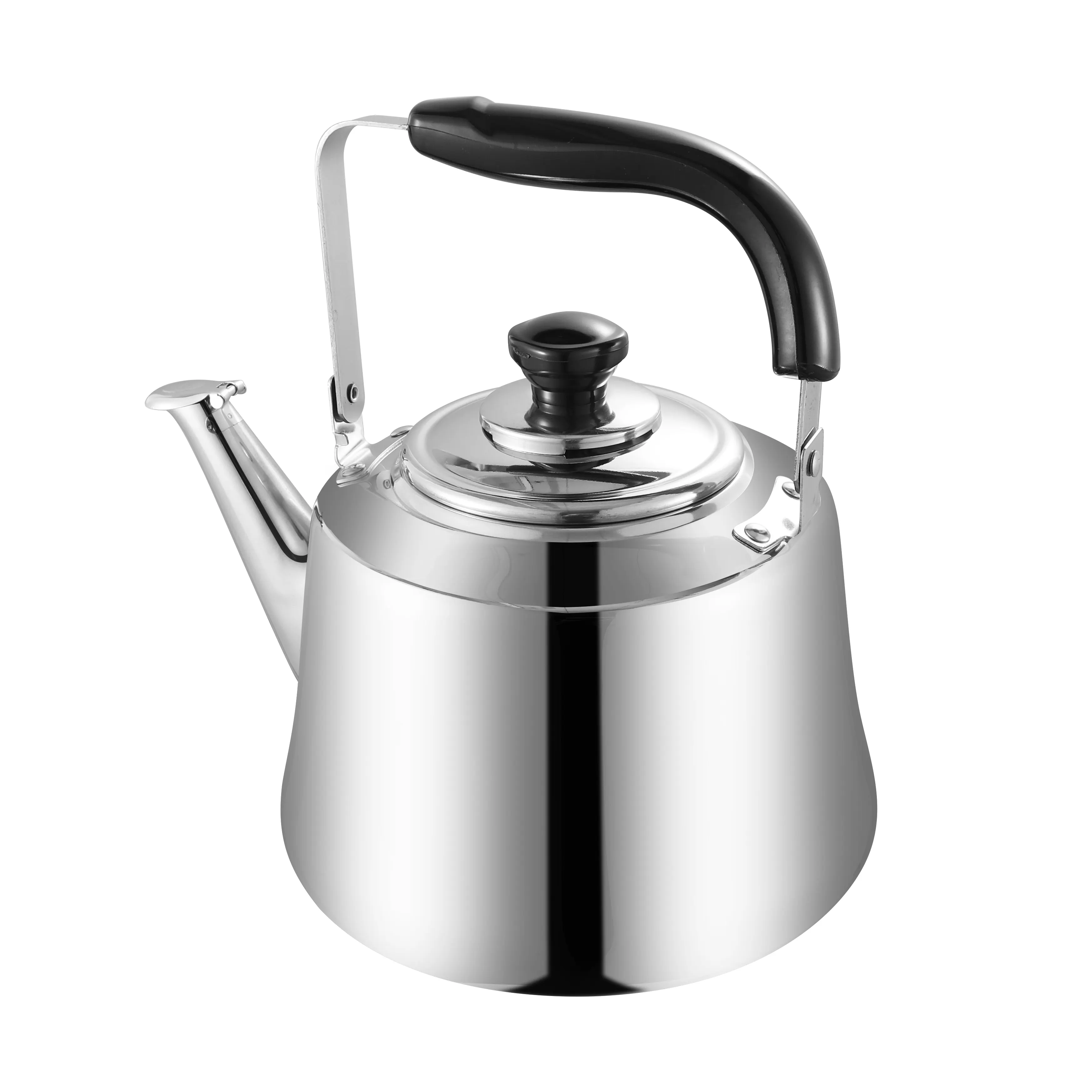 1L,2L, 3.5L, 4.5L, 5.5L, 6.5L New Arrivals Ss 201 Teapot Kettle With Whistle Metal Stove Kettle Steel Water Kettle