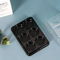 Boîte en plastique transparente sur mesure YASHENG W335 pour 6 gâteaux de riz glutineux, petits pains verts, gâteaux de lune, Xue Mian Niang
