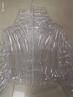 Ensemble de combinaison gonflable transparente en PVC Beile, veste et pantalon gonflables pour affichage publicitaire