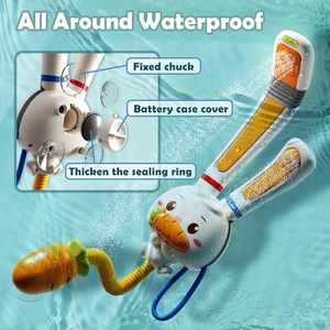 Jouet <span class=keywords><strong>de</strong></span> bain pour bébé, adorable lapin, douche électrique, jouets <span class=keywords><strong>de</strong></span> douche, pomme <span class=keywords><strong>de</strong></span> douche, double arroseur, jouet <span class=keywords><strong>de</strong></span> pulvérisation d'eau pour le bain des tout-petits - Product Image 6