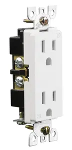Residentiële Socket Decorateur Duplex Elektrisch Stopcontact Zelf Aarding Stopcontact Tr15a 125V Nema 5-15r
