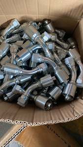 מחבר צינור הידראולי נירוסטה 22641 Bsp נקבה, מחבר צינור חרוטי 60 מעלות, מחבר צינור הידראולי BSPP מחובר בלחיצה - Product Image 6