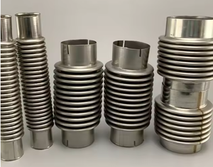 SQS Tuyau d'échappement flexible en acier inoxydable de haute qualité 1/2 pouce, joint de soufflet, coupleur, finition polie miroir pour utilisation automobile - Product Image 5