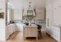CBMmart Nouveaux meubles de cuisine blancs de style Shaker, designs modernes laqués, armoires de cuisine en bois massif