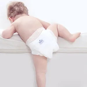 Pantalon de couches pour bébé Prix de gros Au Karnataka Descartavel Échantillon gratuit Hygiène de l'environnement Nestobaba Couches coréennes Vente en gros