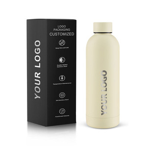Productos de Tendencia 2025, Botella de Agua de Acero Inoxidable de Pared Simple Aislada con Logotipo Personalizado, Tipo de Consumo Directo - Product Image 1