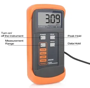 Medidor de luminancia electrónico portátil Mini detector de luz para brillo de pantalla Medidor de Lux Funciona con pilas - Product Image 5