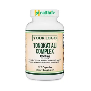 สารสกัดจากพืช Tongkat Ali แคปซูล,แคปซูล500มก./60แคป/ขวด Eurycomanone ผง1% 3% 5% 10% สารสกัดจาก Tongkat Ali