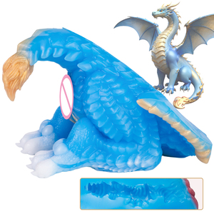 Muñeca de masturbación Dragon Lay Down, de silicona suave, con textura alienígena, simulador de vagina, juguete sexual para hombres, herramienta para el orgasmo masculino. - Product Image 1