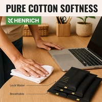 Serviette faciale jetable en coton, emballée individuellement, tissu doux pour les soins de la peau, vente en gros OEM pour le démaquillage