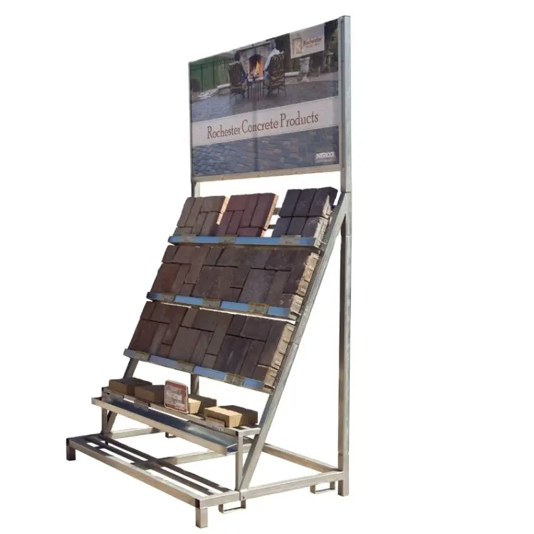 Showcase In Store Stone Tile Sample Display Racks Manufacturers In Custom Displays For Advertising