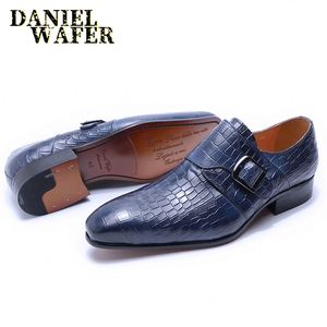 รองเท้าหนังแท้แบบ Monk Strap สำหรับใส่ลำลอง ธุรกิจ งานแต่งงาน ปาร์ตี้ สำนักงาน และแฟชั่น - Product Image 6