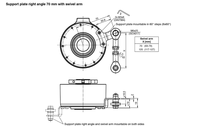 Encodeur rotatif incrémental ENI90PL-H30JA5-5000UD1-RC1 à arbre creux avec sortie universelle