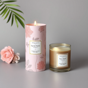 100% boîtes à bougies écologiques biodégradables recyclées cylindre en carton imprimé personnalisé prix usine tube en papier pour bougies - Product Image 5