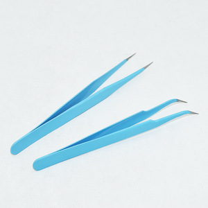 High Precision Eyelash Grafting Forceps Stainless Steel Curved Tip For Eyelash Extension Tools - Product Image 4