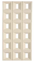 Panneaux muraux légers en PU 3D à 9 blocs, forme rectangulaire, imitation pierre, ignifuges et imperméables