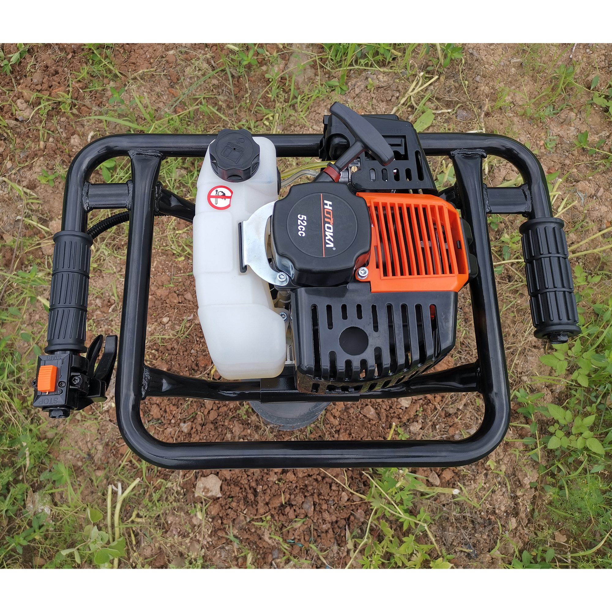 2-х тактный земли, земельный шнек сверлы, 52cc посадки деревьев отверстия землеройная машины Землекопа отверстия земляного бура