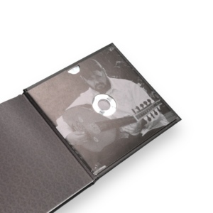Emballage de CD de musique du monde oriental inspiré de la poésie dans un coffret rigide de luxe avec un design orné d'ornements dorés - Product Image 5