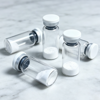 Poudre de peptides GHK-CU lyophilisés de haute qualité, matière première cosmétique, flacons de 10 mg, 20 mg, 30 mg, 50 mg, 100 mg, transport en chaîne du froid