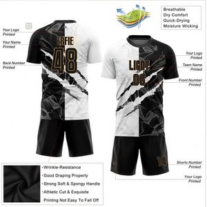 Manchester City Ensemble pour enfants Maillot de football Vêtements de sport Sublimation Basket Ball Uniform Jersey <span class=keywords><strong>T</strong></span>-<span class=keywords><strong>shirt</strong></span> - Product Image 4