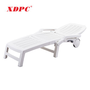 पूल फर्नीचर आउटडोर समुद्र तट तैराकी लाउंज कुर्सी सनबेड प्लास्टिक सूरज आधुनिक फर्नीचर - Product Image 4