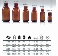 5ml 10ml 1oz 2oz 3oz 4oz bouteille d'huile essentielle ambre compte-gouttes bouteille en verre médicament compte-gouttes bouteille en verre