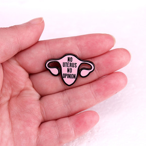 Nouvelle Arrivée : Broche en émail « Utérus <span class=keywords><strong>Féministe</strong></span> » avec Citations Célèbres – Badge d'Empowerment pour Femmes, Accessoire de Mode pour Sacs et Vêtements - Product Image 3