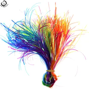 2ミリメートルCrystal Flash Tinsel Fly Fishing Tying Materialsとフライイングシェニールフライ結束糸