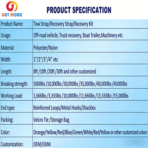 <span class=keywords><strong>Sangle</strong></span> <span class=keywords><strong>de</strong></span> <span class=keywords><strong>remorquage</strong></span> <span class=keywords><strong>de</strong></span> récupération (3 "X 20 ') corde <span class=keywords><strong>de</strong></span> <span class=keywords><strong>remorquage</strong></span> d'urgence <span class=keywords><strong>de</strong></span> 35,000lbs pour camion UTV ATV <span class=keywords><strong>sangle</strong></span> <span class=keywords><strong>de</strong></span> <span class=keywords><strong>remorquage</strong></span> robuste tout-terrain <span class=keywords><strong>4x4</strong></span> utilisation pour Jeep - Product Image 6