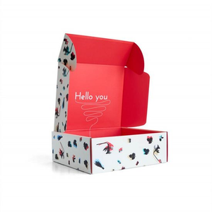 Boîte d'emballage en carton ondulé rigide personnalisée, matériaux recyclés, laminage mat pour cadeaux de Noël, bijoux, parfums - Product Image 5
