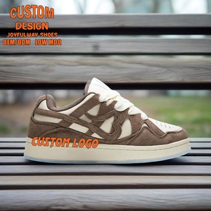 <strong>2026</strong> Customizable thick soles Leather Luxury Custom Sneakers Anti-Slip Your Own Design Casual <strong>Basketball</strong> Styles <strong>Shoes</strong> Sneakers - Product Image 3