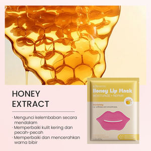 KORMESIC Masque Lèvres Hydratant en Profondeur 8g Certifié Bpom, Éclaircissant, Réparateur de la Barrière Cutanée, à l'Aloe Vera, Cerise et Miel, Vente en Gros - Product Image 4