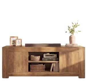 Mueble para <span class=keywords><strong>TV</strong></span> Estilo Rústico con Almacenamiento para Sala de Estar o Dormitorio, para <span class=keywords><strong>TV</strong></span> de 65 Pulgadas, 58"x15.7"x23.6", Color Marrón - Product Image 1
