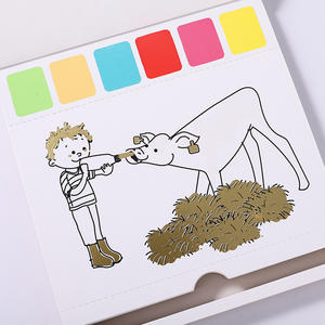 Paper With Watercolor Paint Kids Early Educational Activity Painting <b>Book</b> - Product Image 5