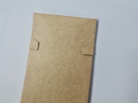 Sacs géochimiques pour sols, enveloppes en papier kraft brun pour échantillons de sable avec fermeture à lien métallique, pour usage bureautique, enveloppes scellées en papier kraft