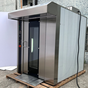 فرن دوار للمخابز بـ 32 صينية، فرن كهربائي دوار احترافي، معدات المخابز، فرن خبز، آلة خبز الذرة - Product Image 2